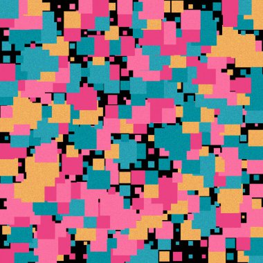 Vektör İllüstrasyon. Kareli soyut dokunun arka planı