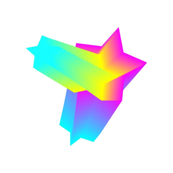 Ilustración vectorial. Fondo geométrico colorido. Onda de fluido c — Vector de stock