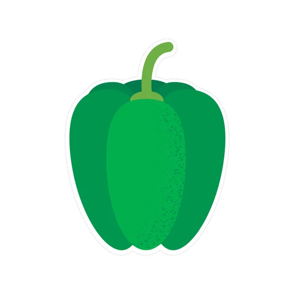 Logo de pimienta para el diseño — Vector de stock