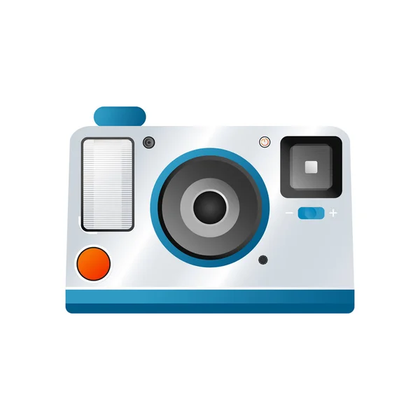 Caméra plate isolée — Image vectorielle