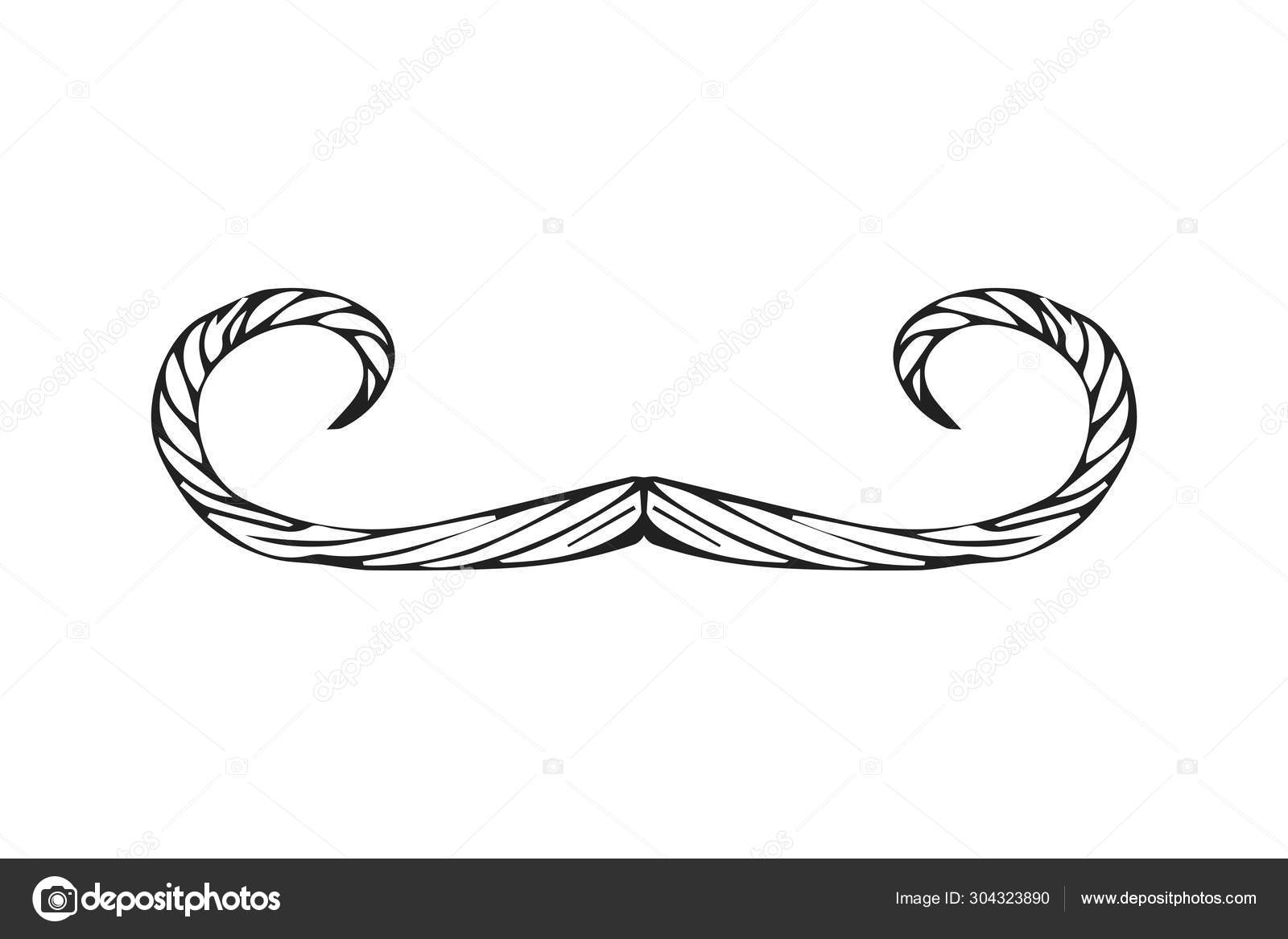 pix Bigode Estilo Mexicano https br depositphotos com 304323890 stock illustration isolated doodle style moustache sketch html