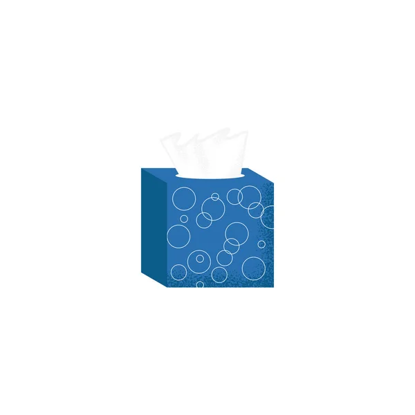 Serviettes en boîte, isolées sur fond blanc — Image vectorielle