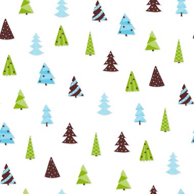 Noel Ağacı ile kusursuz desen 