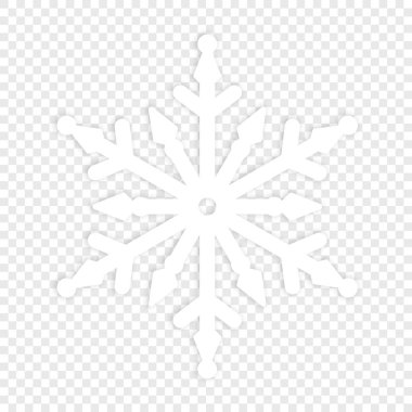 İzole kar taneleri. Element