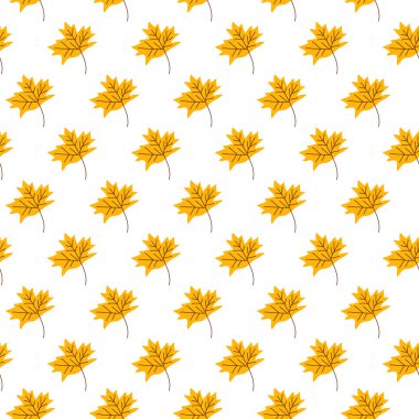 Tatlı sonbahar yaprağıyla kusursuz desen