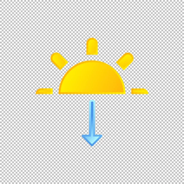 Изолированная икона погоды. Векторная миграция — стоковый вектор