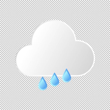 İzole hava ikonu. Vektör İllüstrasyonu
