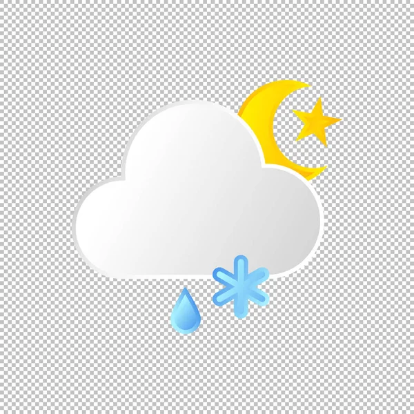 Izolowana ikona pogody. Ilustracja wektora — Wektor stockowy