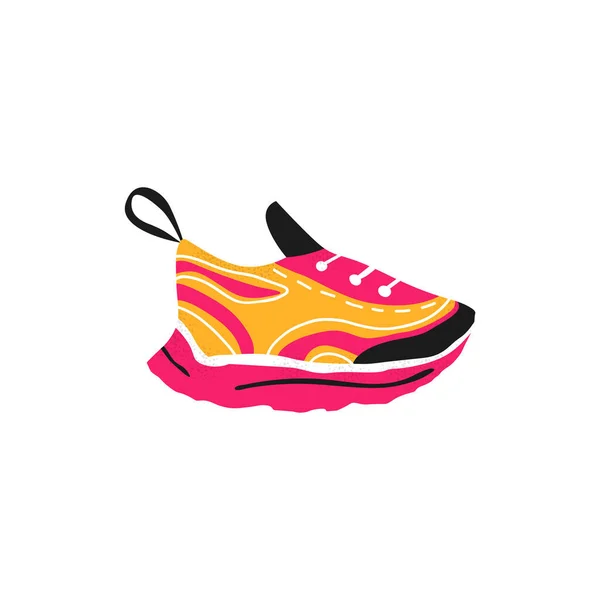 Training girl sport shoe — Stock Vector