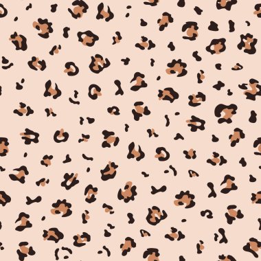 Vektör için kusursuz leopar deseni izi