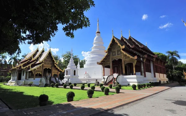 Wat Phra Singh Templo Budista Chiang Mai Norte Tailândia — Fotografia de Stock