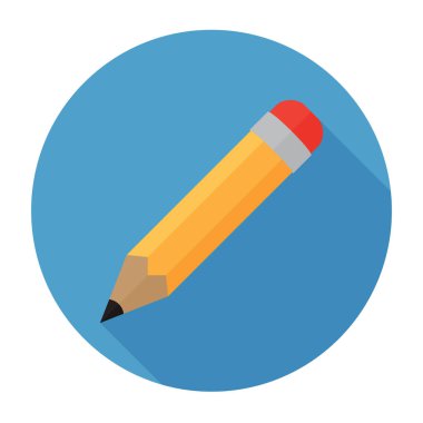 Simge düz işareti/sembol/etiket kalem vektör çizim. İçin Mobil Kullanıcı arabirimi