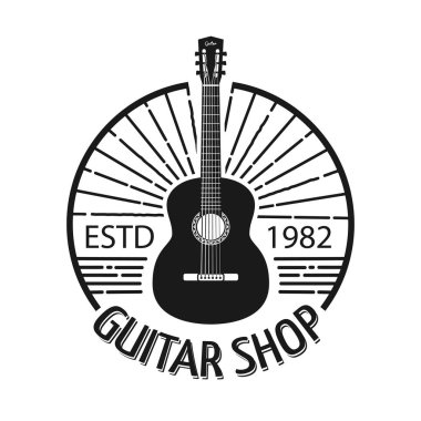 Gitar dükkanı Rozeti/Etiketi