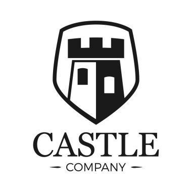 Kale logosu kule kalkanı