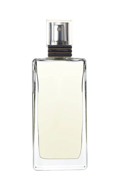 Botella Perfume Aislado Sobre Fondo Blanco Con Camino Recorte — Foto de Stock