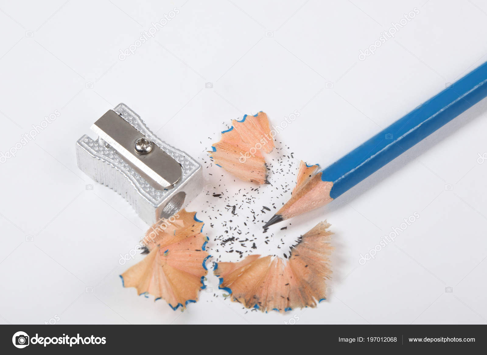 pencil and pencil sharpener