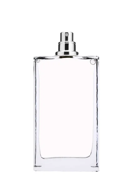 Parfum Fles Geïsoleerd Witte Achtergrond Met Clipping Pad — Stockfoto
