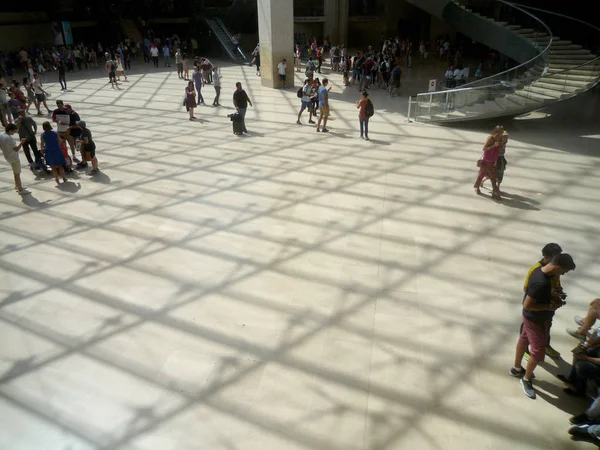 Museo Del Louvre Parigi Francia Agosto 2018 — Foto Stock