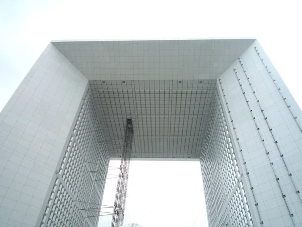 Défense Paris France Août 2018 Grande Arche Vue Sol — Photo