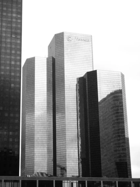 Defense París Francia Agosto 2018 Vista Del Moderno Edificio Del — Foto de Stock