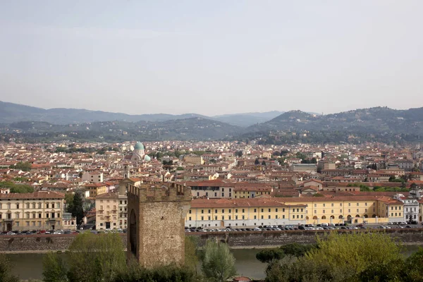 Aprile 2019 Firenze Italia Sinagoga Ebraica Vista Dall Alto — Foto Stock