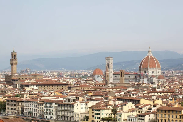 Nisan 2019 Floransa Talya Piazzale Michelangelo Floransa Şehrinin Görünümü — Stok fotoğraf