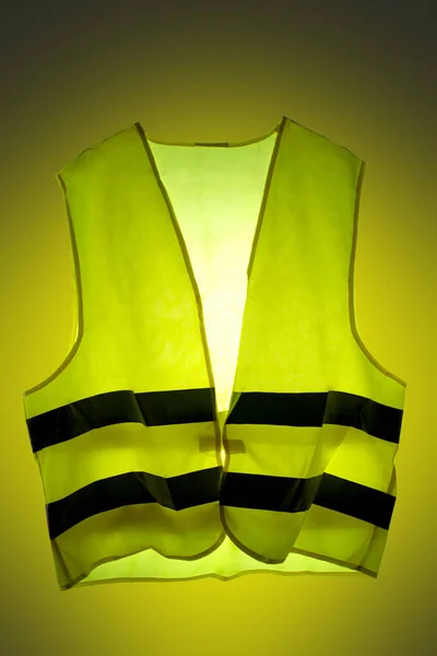 Icône Protestation Gilet Jaune Fench Transparence — Photo