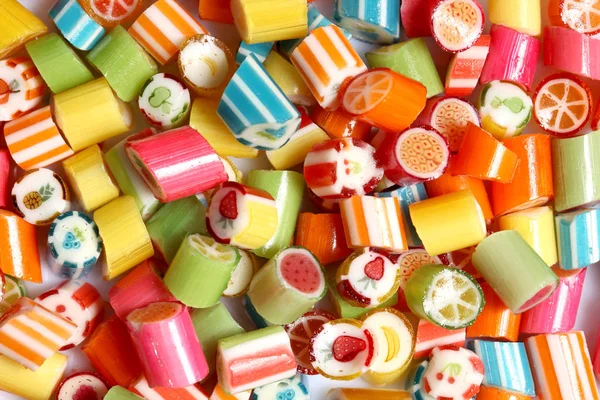 Group Different Traditional Colored Candies — Stock Photo, Image