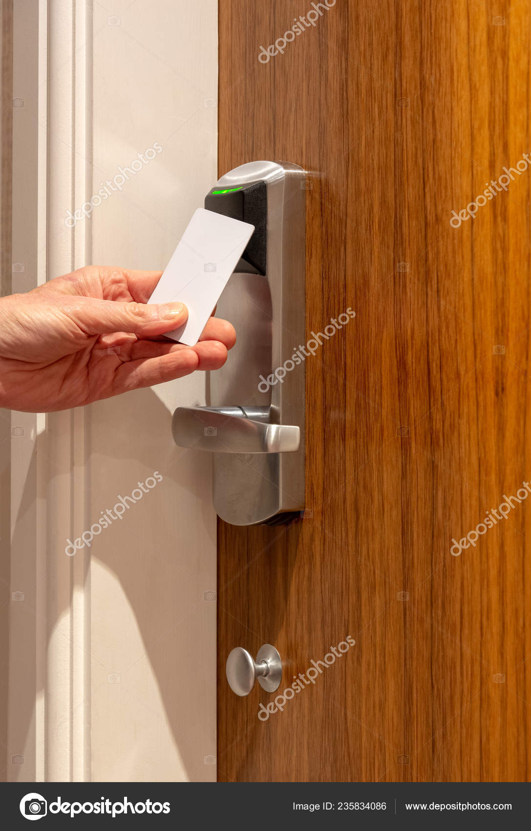 hotel door key card