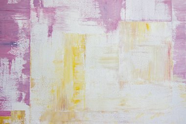 Tuval üzerine akrilik soyut resim