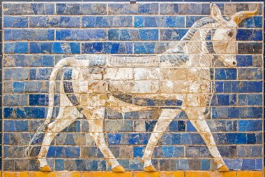 İstanbul, Türkiye - 05 Ekim 2018: İstanbul Arkeoloji Müzesi'ndeki harabeler 