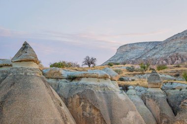 Kapadokya'da baca kayası oluşum arazisi
