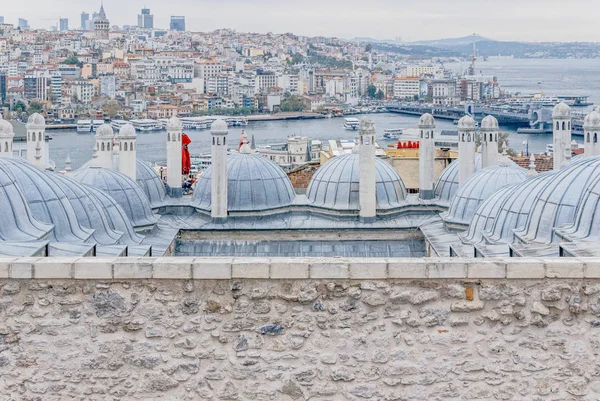 Cityscape Mesquita Suleymaniye Istambul — Fotografia de Stock