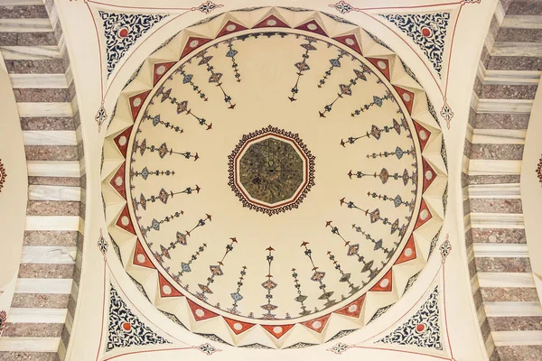 Εσωτερικό Του Suleymaniye Τζαμί Στην Κωνσταντινούπολη — Φωτογραφία Αρχείου