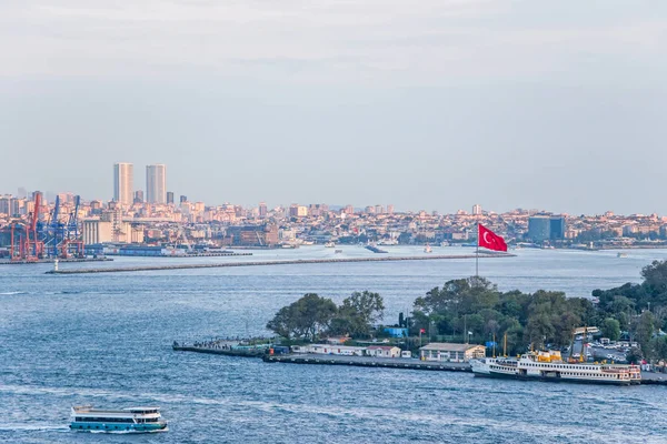 Vista Sul Mare Dello Stretto Del Bosforo Istanbul — Foto Stock