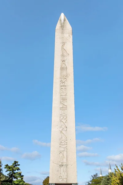 Monument Van Obelisk Van Theodosius Istanboel — Stockfoto