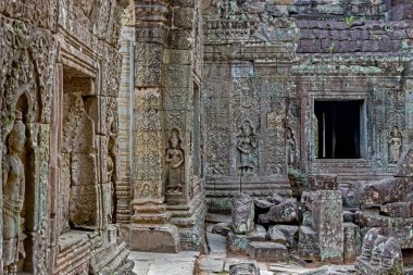 Angkor Wat'taki Preah Khan tapınağının kalıntıları