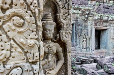 Angkor Wat'taki Preah Khan tapınağının kalıntıları