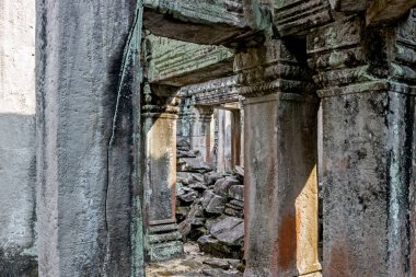 Angkor Wat'taki Preah Khan tapınağının kalıntıları