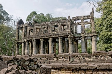 Angkor Wat'taki Preah Khan tapınağının kalıntıları