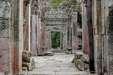 Angkor Wat'taki Preah Khan tapınağının kalıntıları