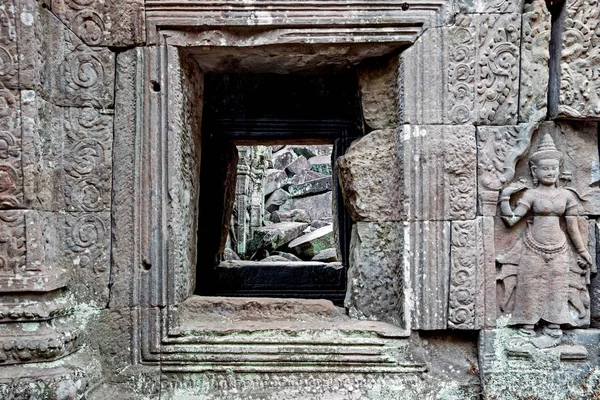 Ruínas Templo Preah Khan Angkor Wat — Fotografia de Stock