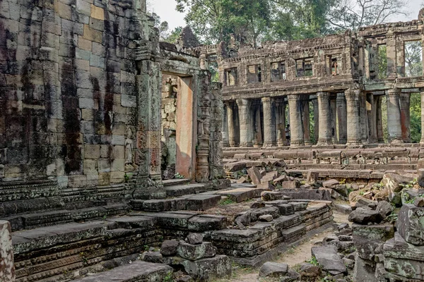 Rovine Del Tempio Preah Khan Angkor Wat — Foto Stock