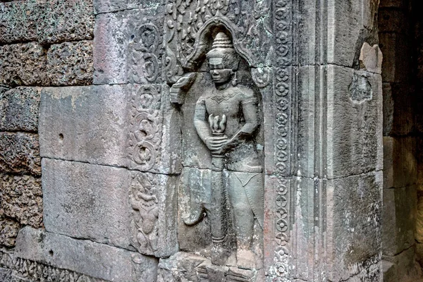 Ruínas Templo Som Angkor Wat — Fotografia de Stock