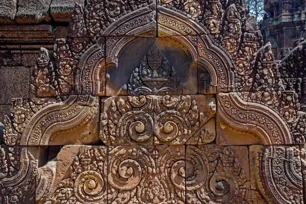 Руїни Banteay Srei Місті Ангкор — стокове фото