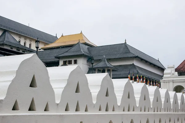 Kandy Sri Lanka Fevereiro 2019 Exterior Templo Dente Cidade Kandy — Fotografia de Stock