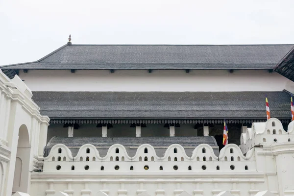 Kandy Sri Lanka Fevereiro 2019 Exterior Templo Dente Cidade Kandy — Fotografia de Stock