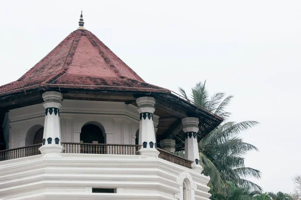 Kandy Sri Lanka Fevereiro 2019 Exterior Templo Dente Cidade Kandy — Fotografia de Stock