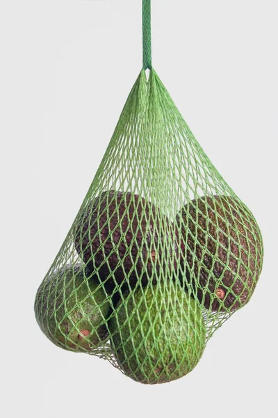 Organic Avocado Mesh Bag — Stock Photo, Image