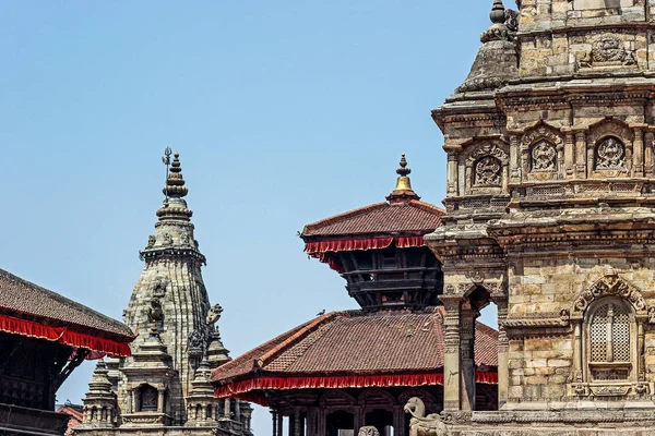 Arquitetura Praça Durbar Nepal — Fotografia de Stock